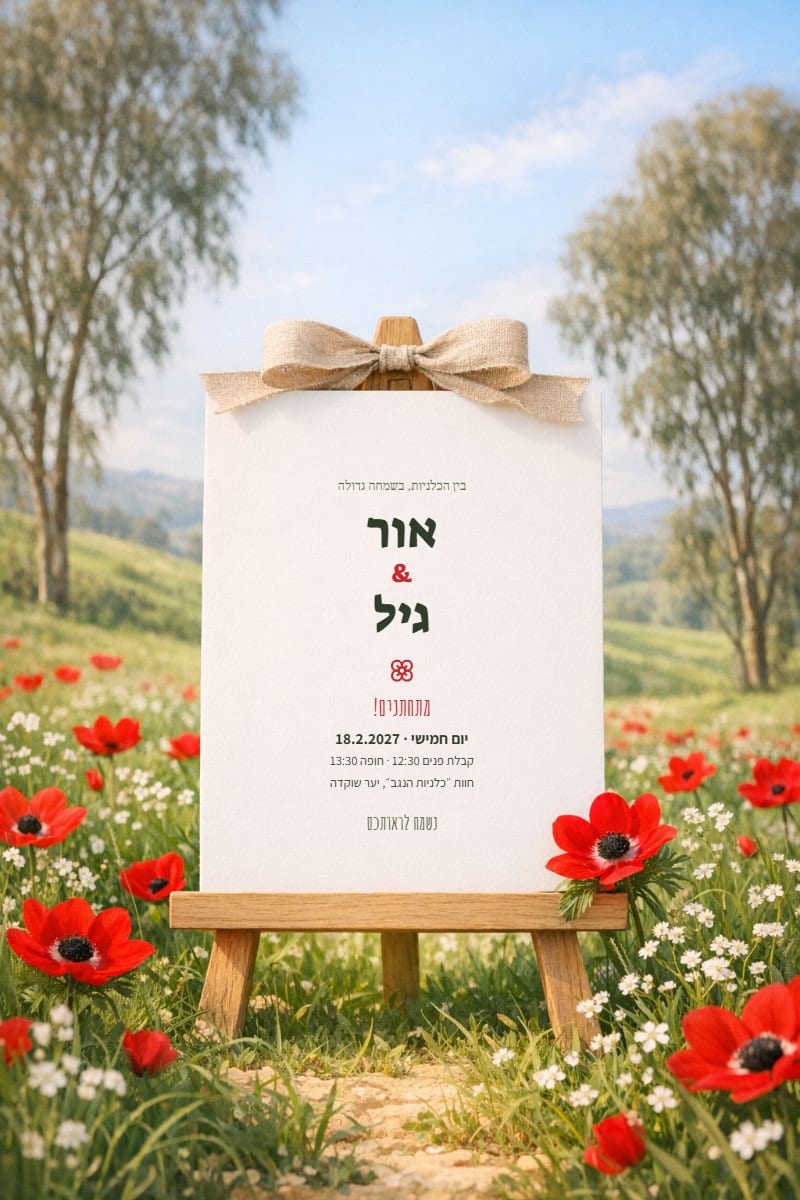 שדה כלניות בדרום — גרסה לוואטסאפ