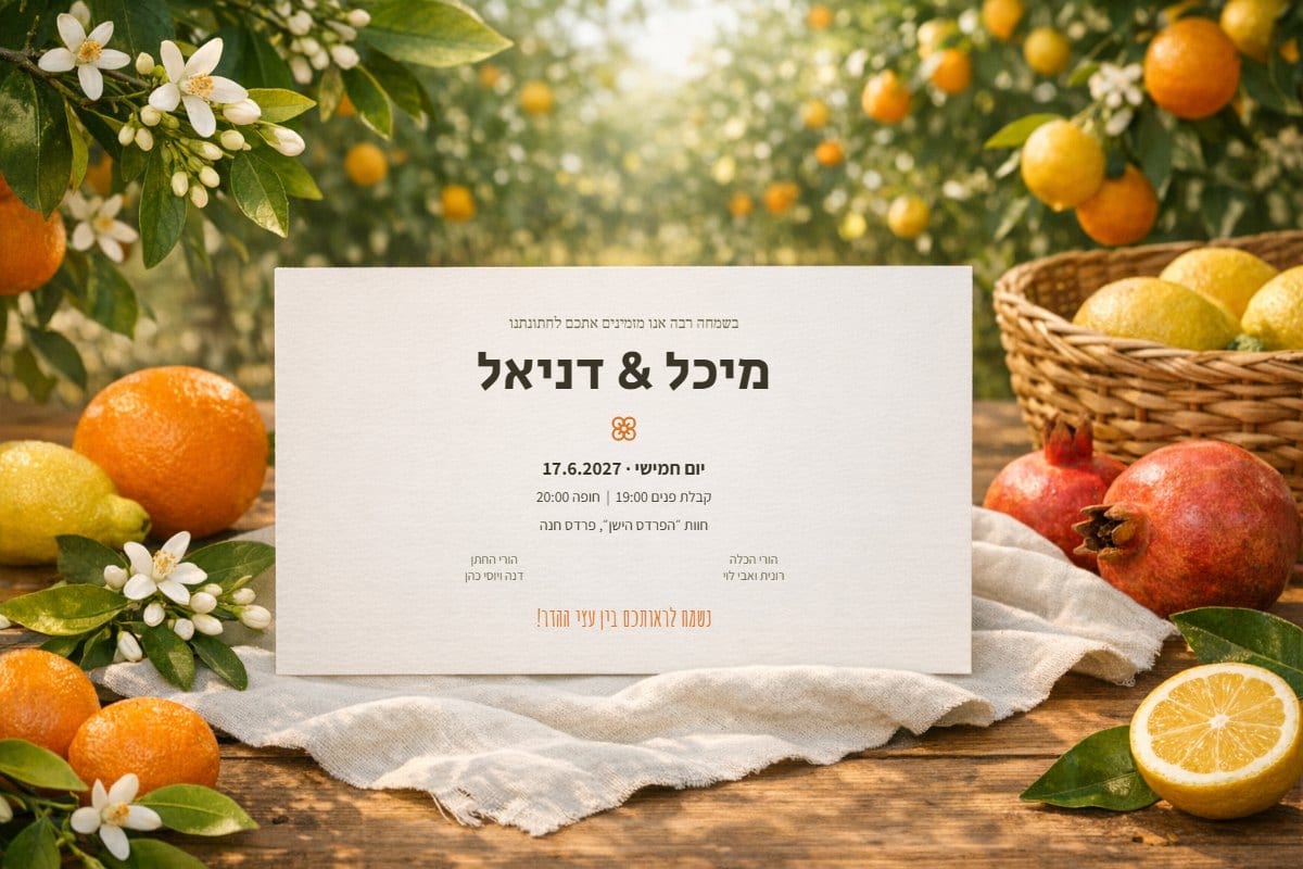 פרדס הדרים, לרוחב — גרסה לוואטסאפ