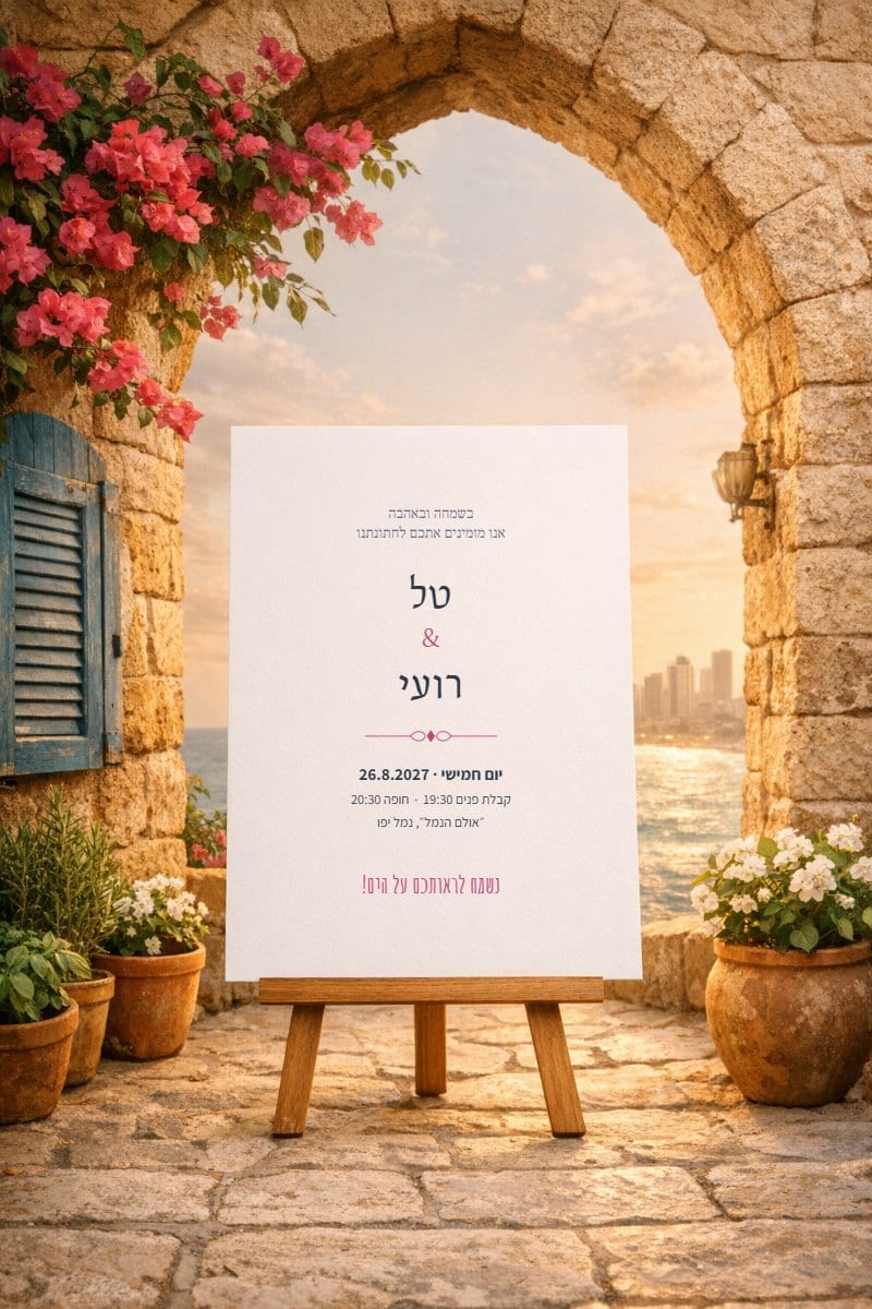 יפו העתיקה מול הים — גרסה לוואטסאפ