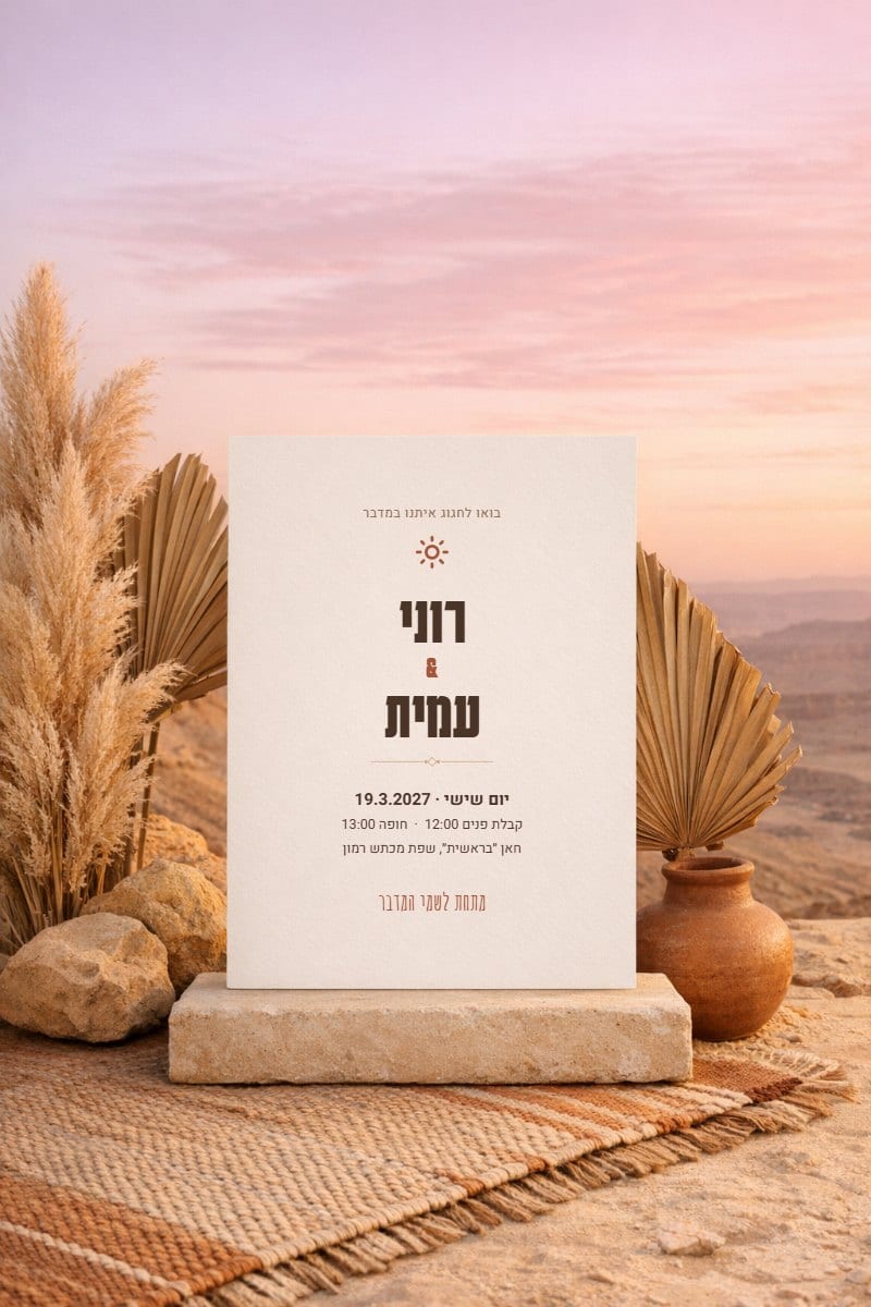 שקיעה במדבר הנגב — גרסה לוואטסאפ